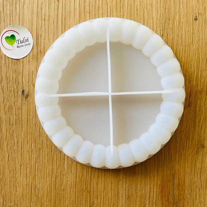 Bubble Edge Round Coaster Mould (A)