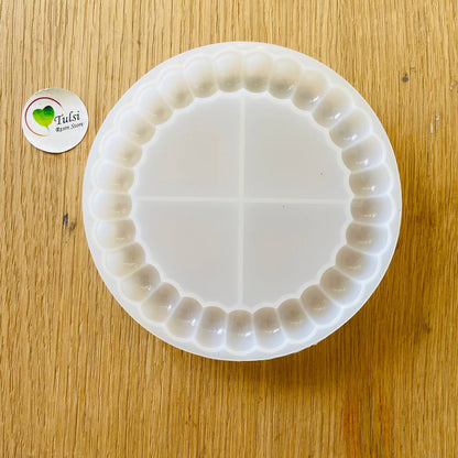 Bubble Edge Round Coaster Mould (A)