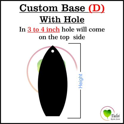 Custom MDF Base (D) - Surfing Board