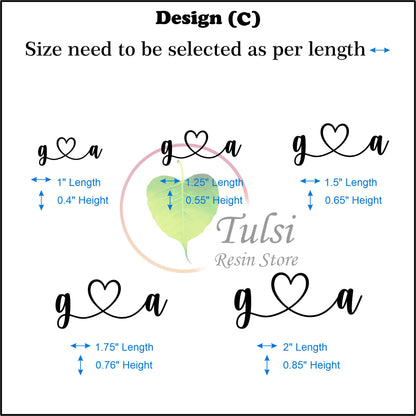 Custom Metal Sticker - Logo Design