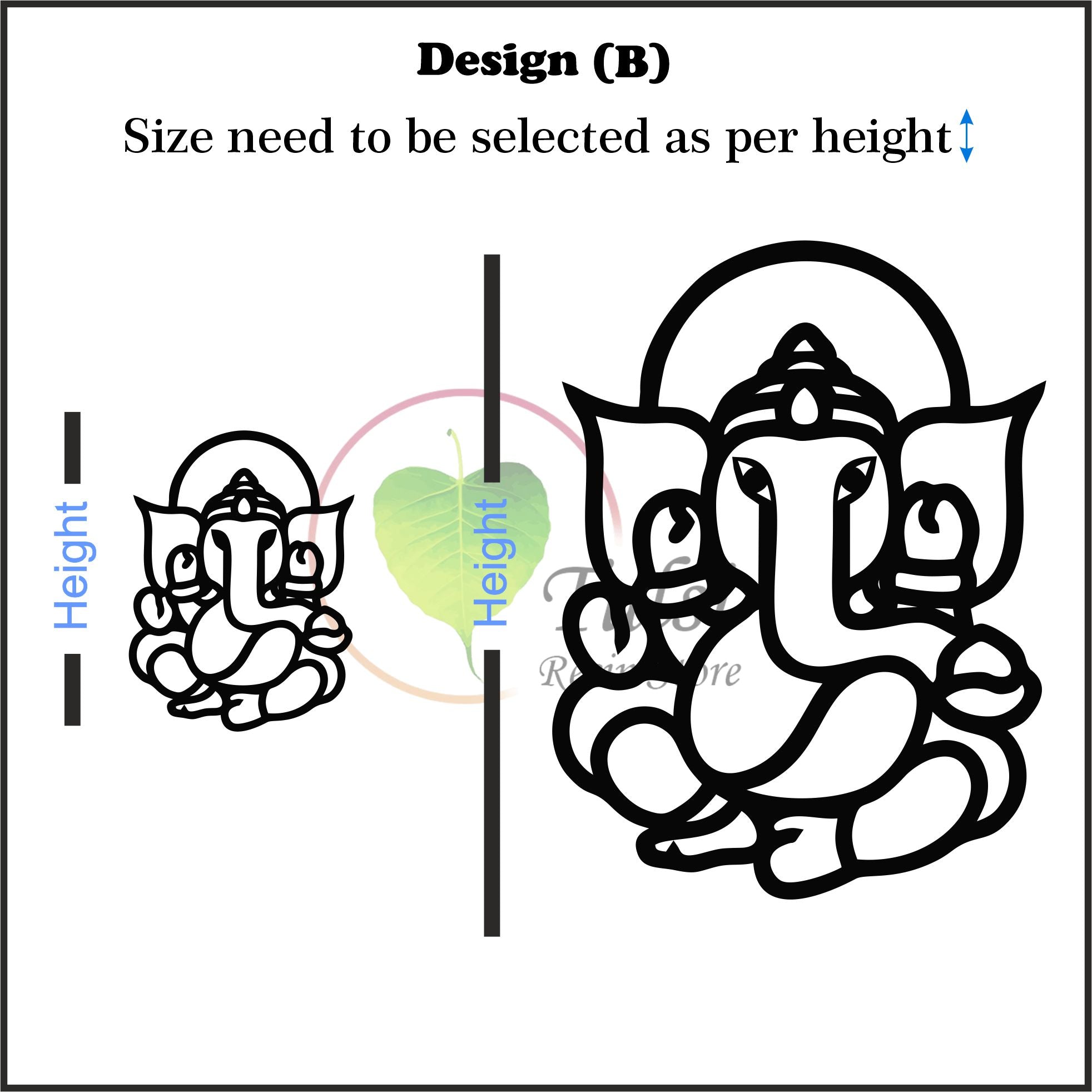 Custom Acrylic - Ganesha Idol (B)