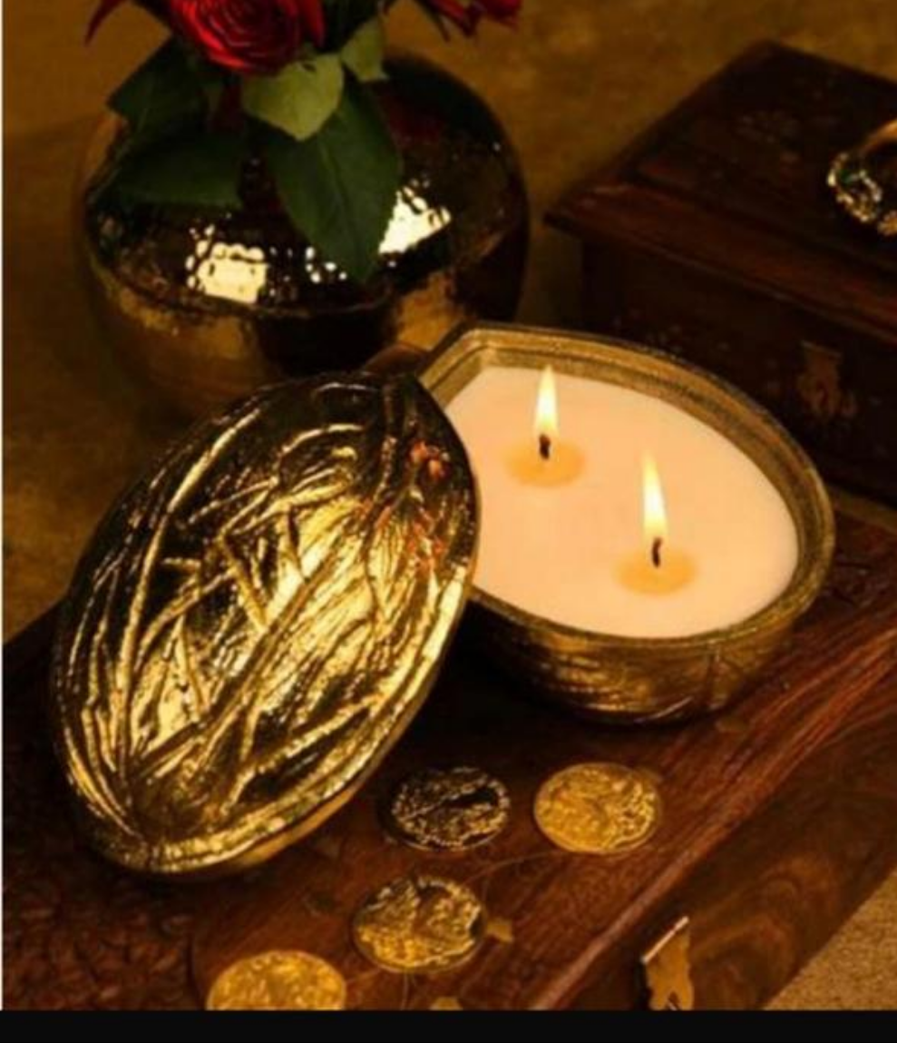 Metal Urli Bowl (A006) - Walnut