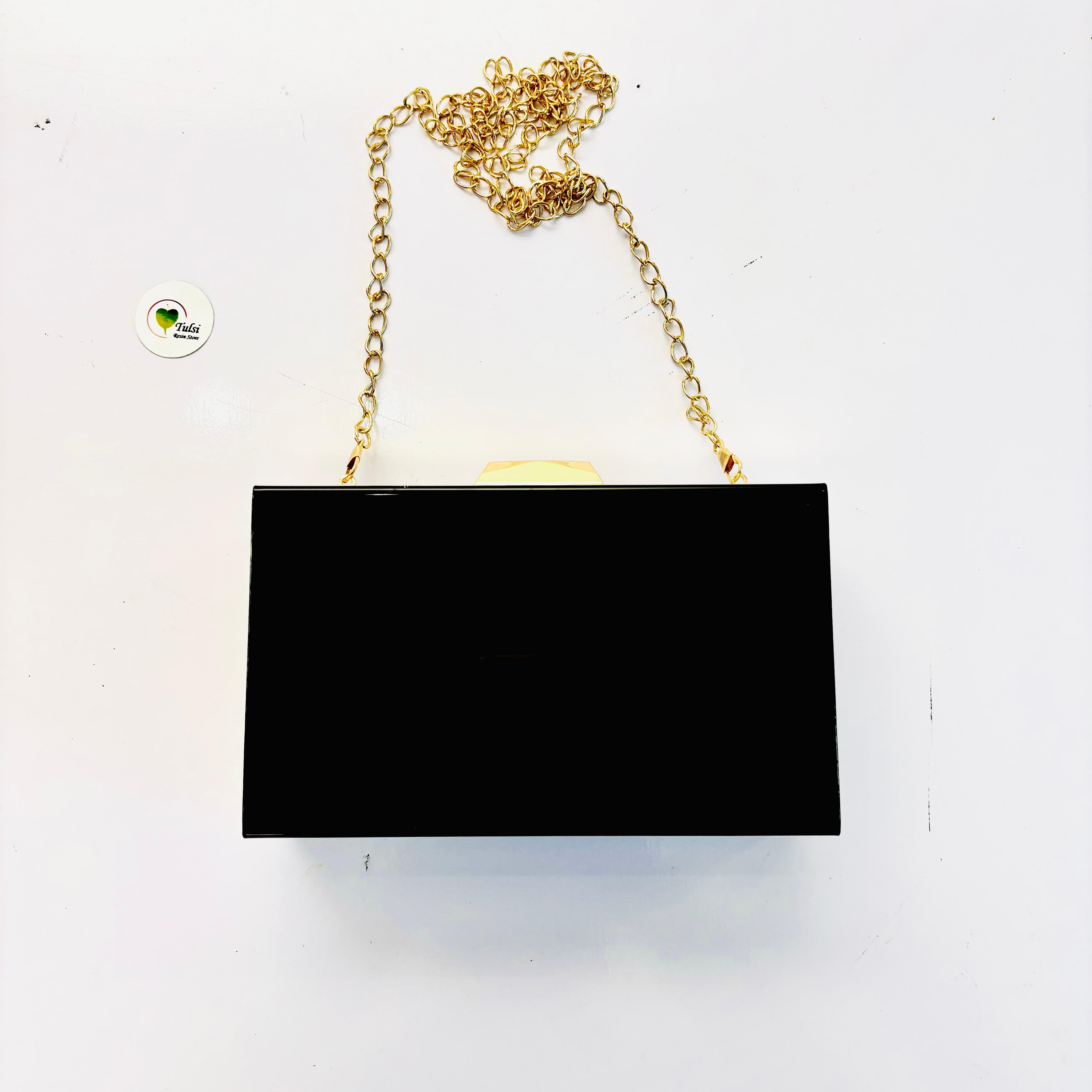 Box Clutch - Black