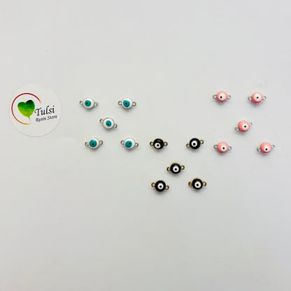 Evil Eye Charm With Two Hooks - B