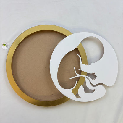 MDF Baby in Womb Frame (A)