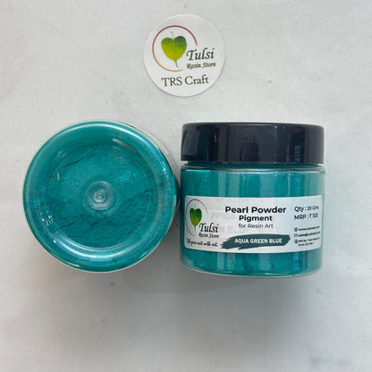 Aqua Green Blue Pearl Pigment