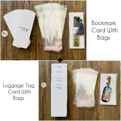 Bookmark + Luggage Tag Packing Card Combo