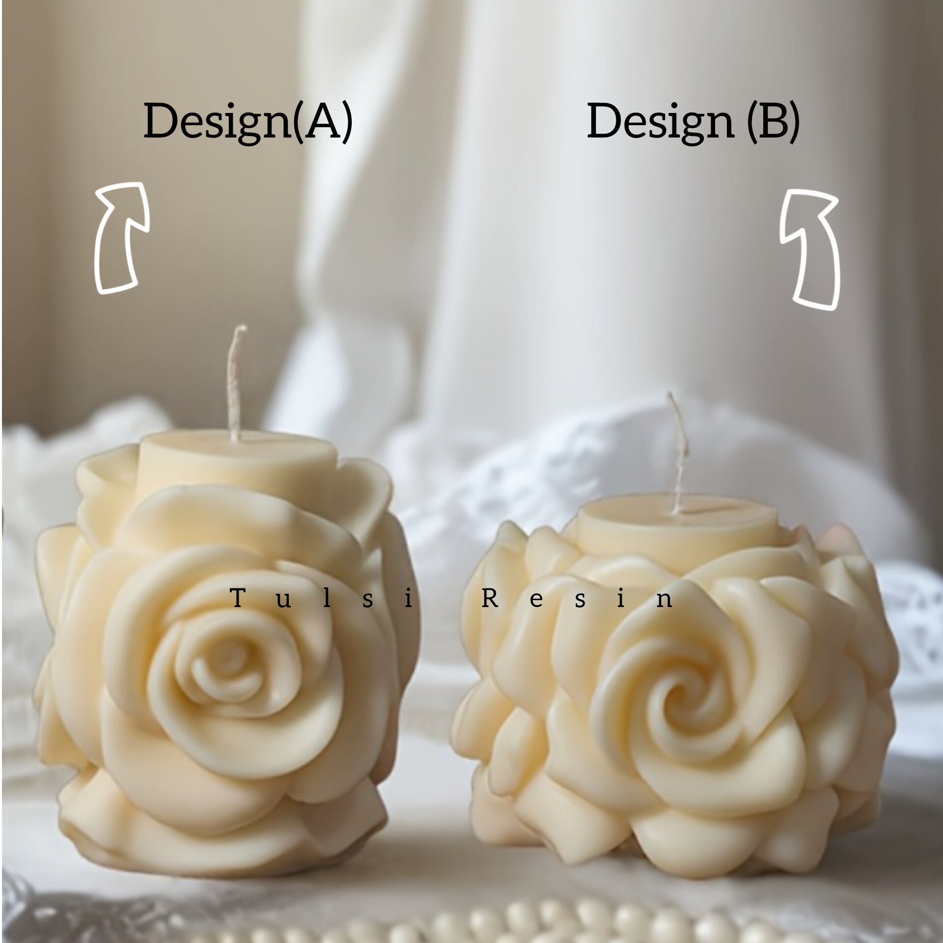 Rose Candle Mould (A)