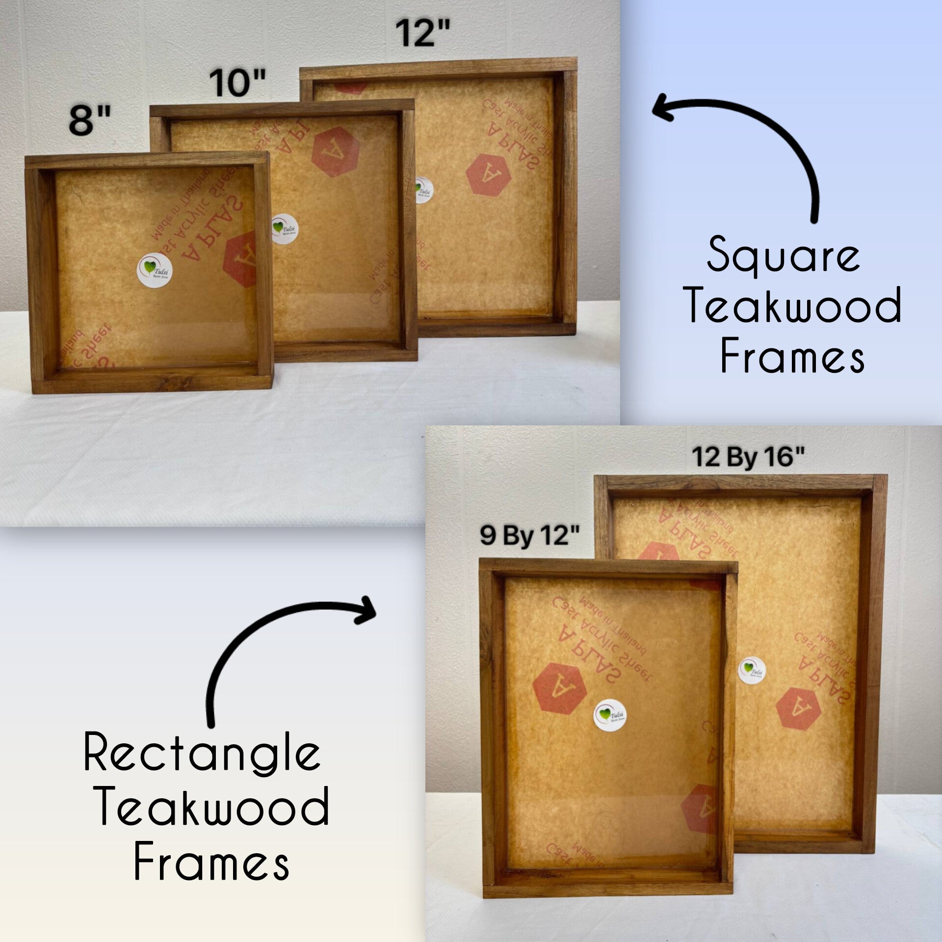 Teakwood Floating Frame (J)