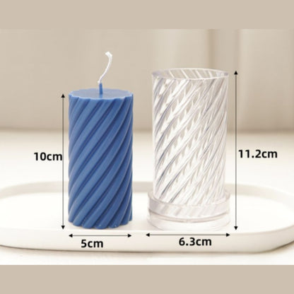 Acrylic Pillar Candle Mould (A03)