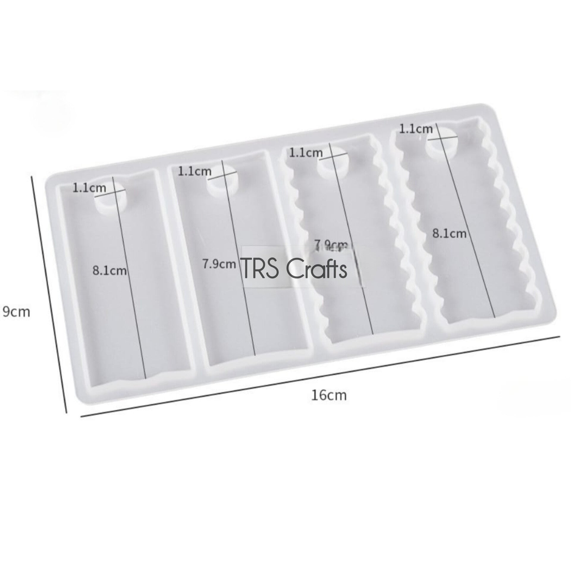Keychain Mould (J) - Name Tag