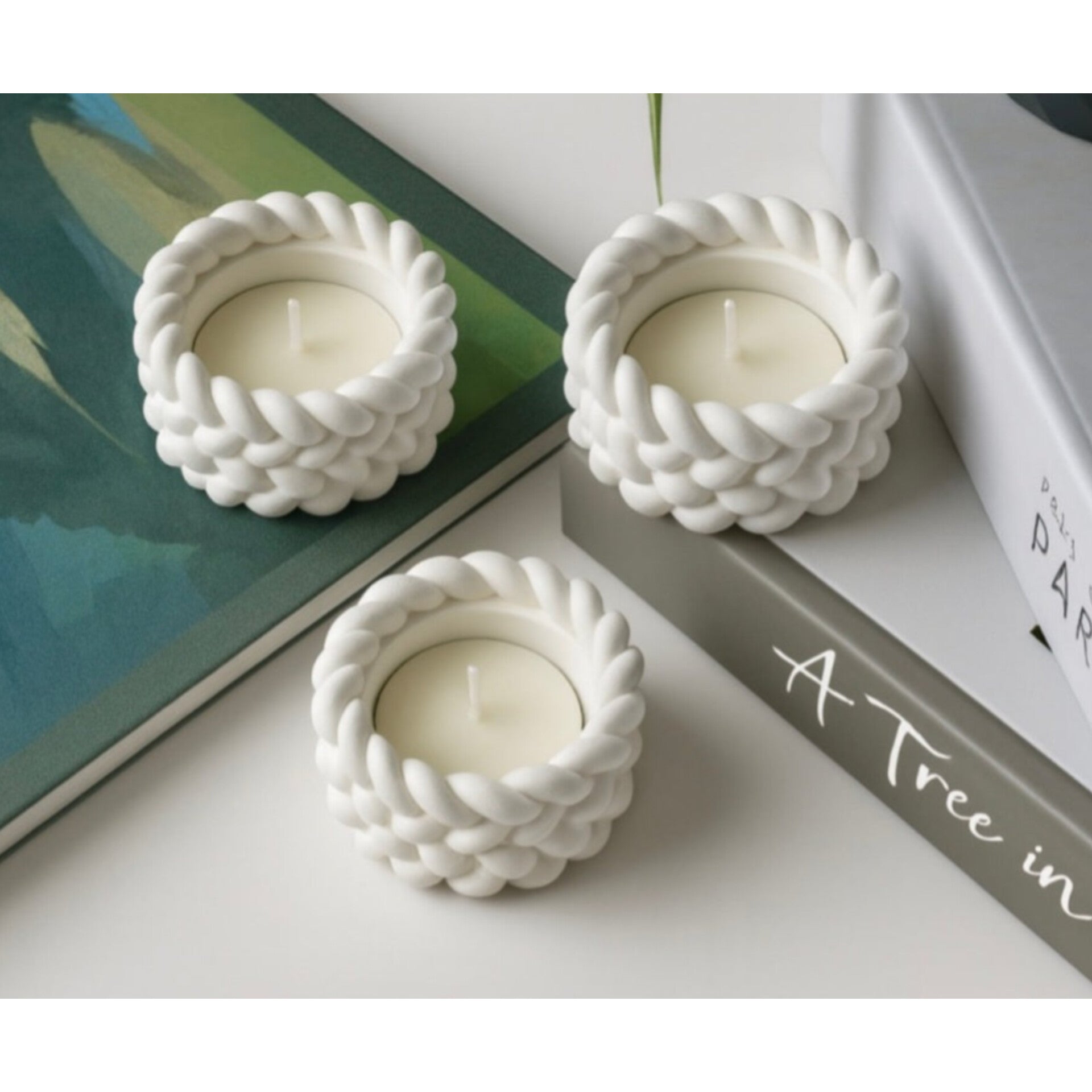 Concrete Jars (A6) - Twisted Round