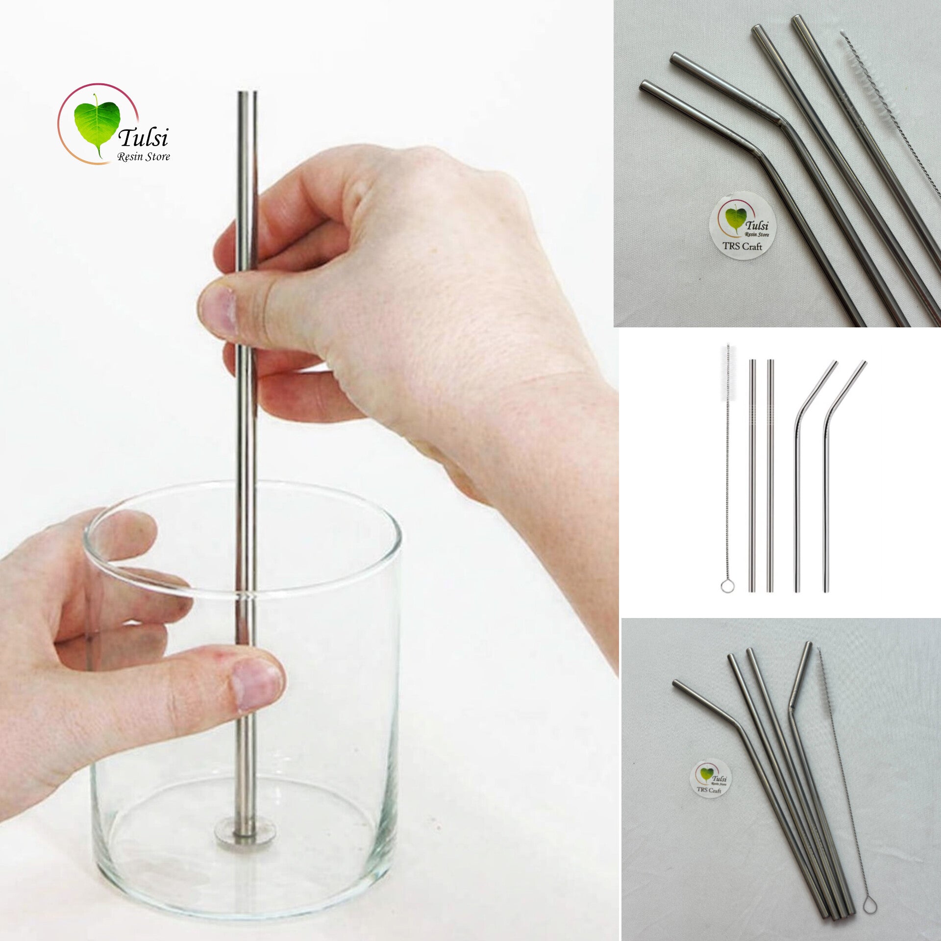 Stainless Steel Straw Set