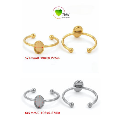 Bazel Ring Base (L) - AntiTarnish