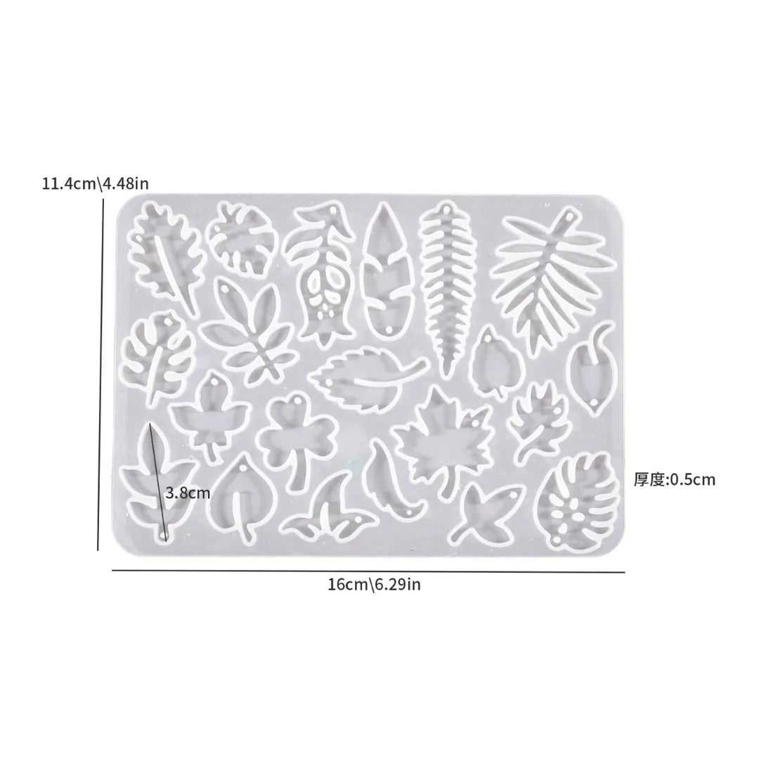 Leaf Pendant Mould - (A)