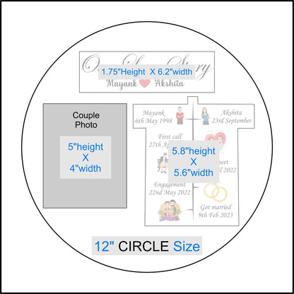 Custom Transparent Insert Sheet - Love Story
