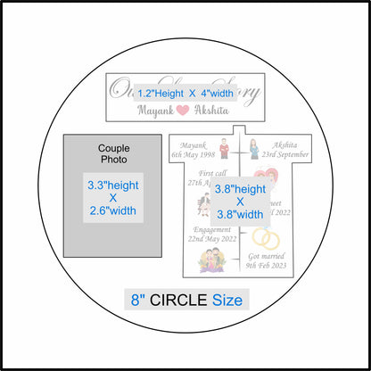 Custom Transparent Insert Sheet - Love Story