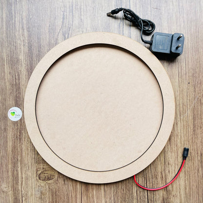 MDF Moon Lamp Base 3 | Tulsi Resin