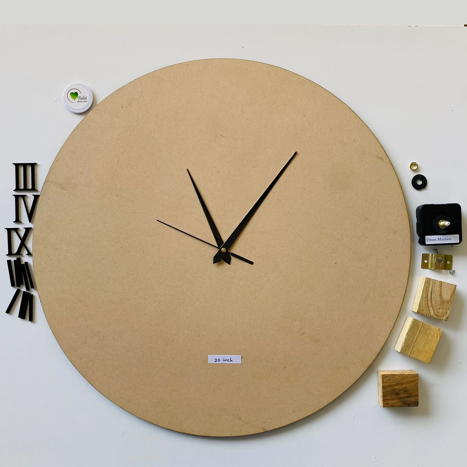 MDF Clock Set With Number