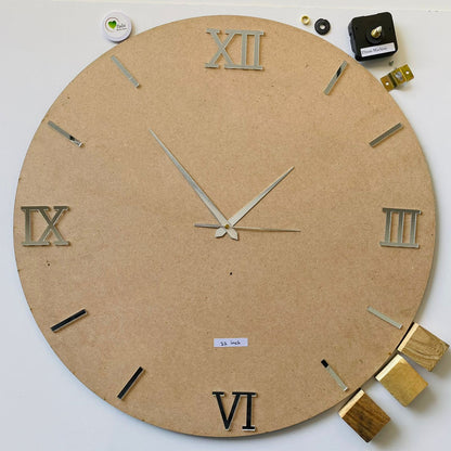 MDF Clock Set With Number