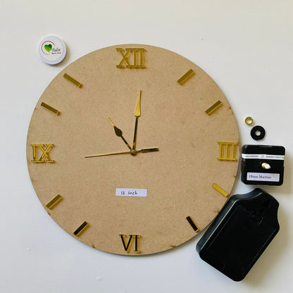 MDF Clock Set With Number