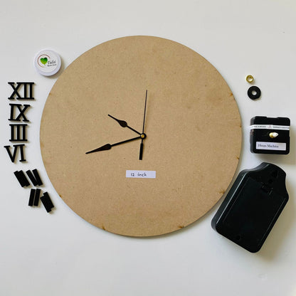 MDF Clock Set With Number