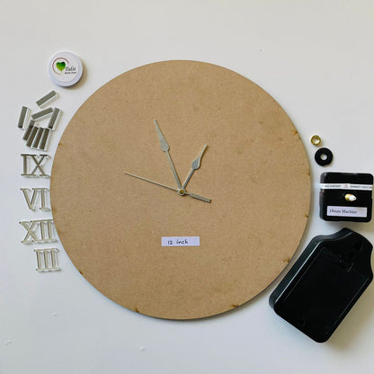 MDF Clock Set With Number