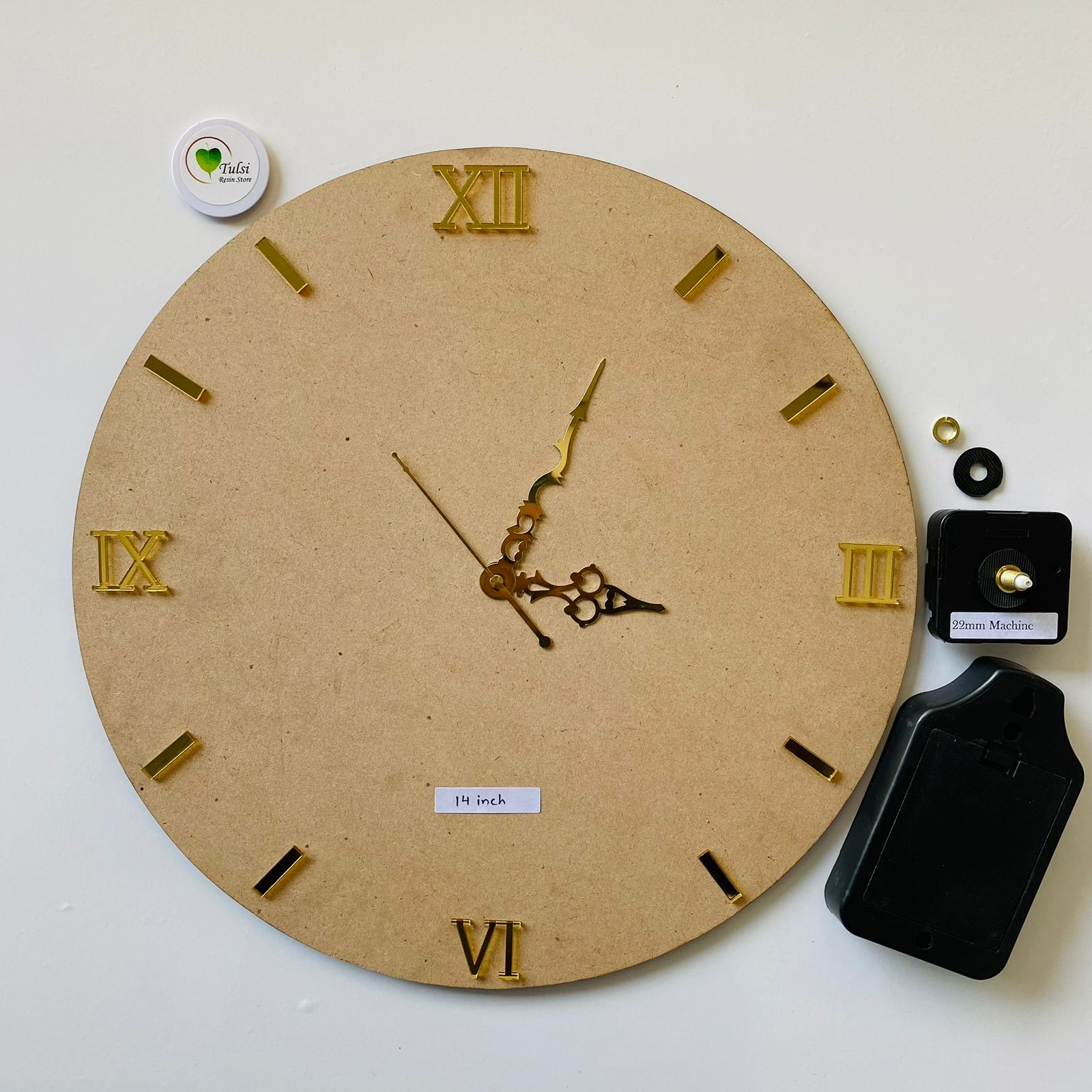 MDF Clock Set With Number
