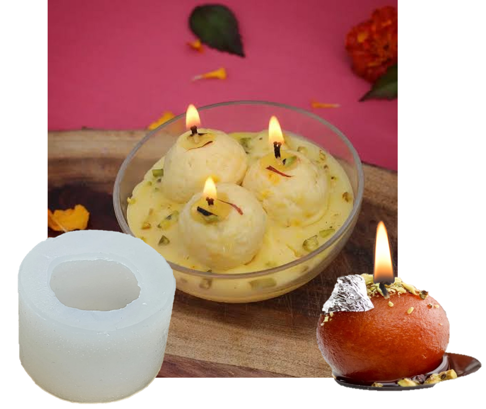 Rasgulla, Gulabjamun, Rasmalai Candle Mould