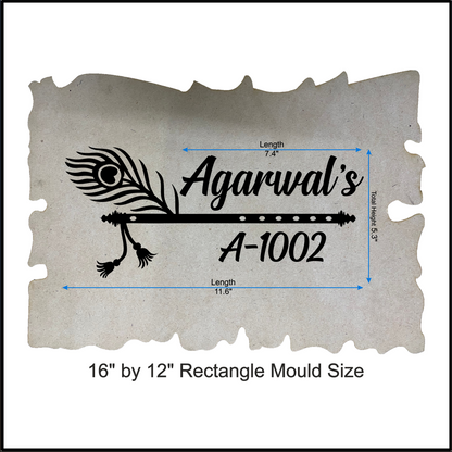 Customize Nameplate Base + Acrylic Name (Design B)