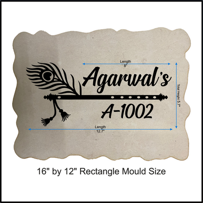 Customize Nameplate Base + Acrylic Name (Design B)