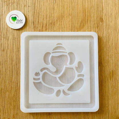 Small Engraved Ganesh Frame Mould (A)
