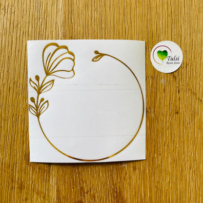 Vinyl Sticker - Ring Design (A)