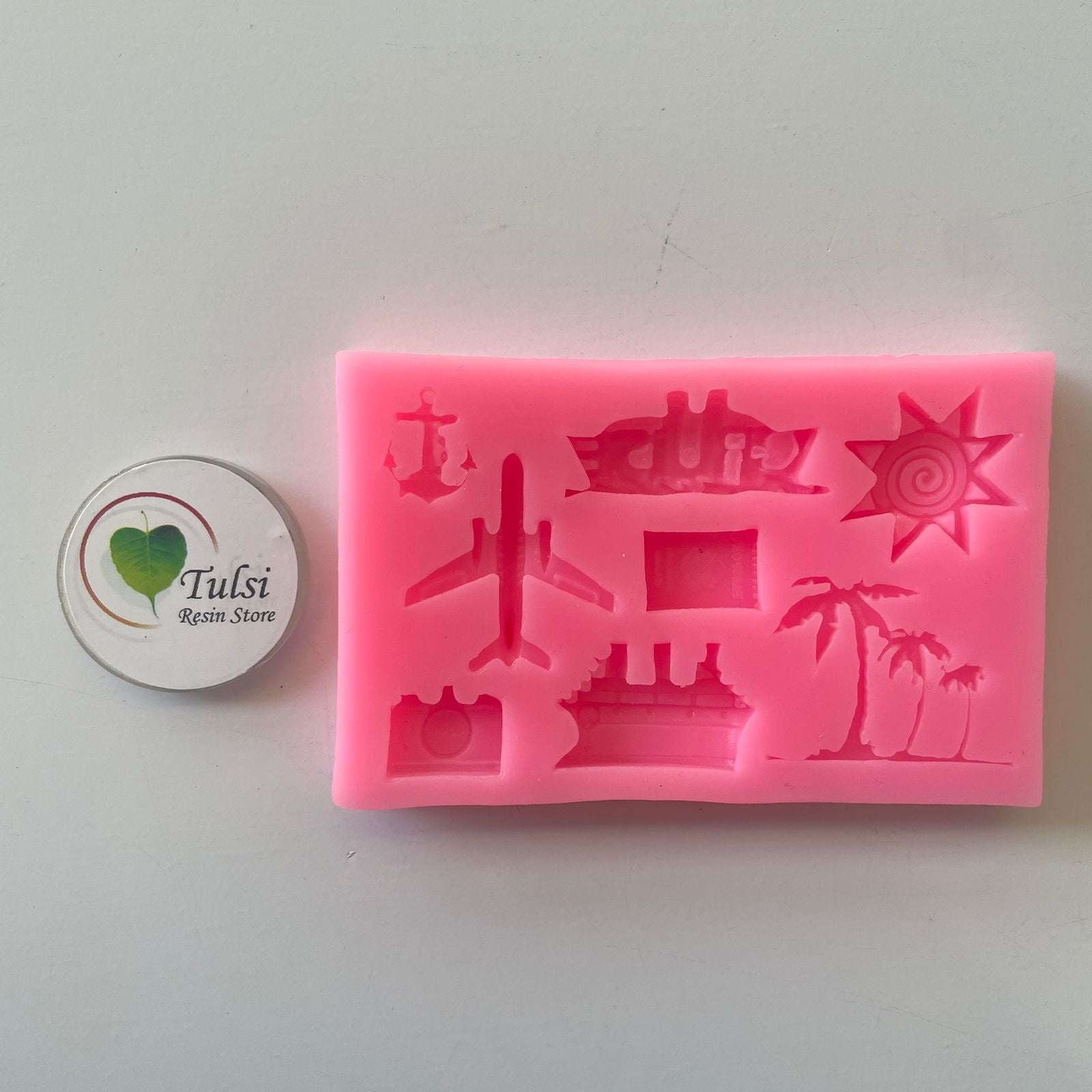 Pink Travel Elements Mould (A)