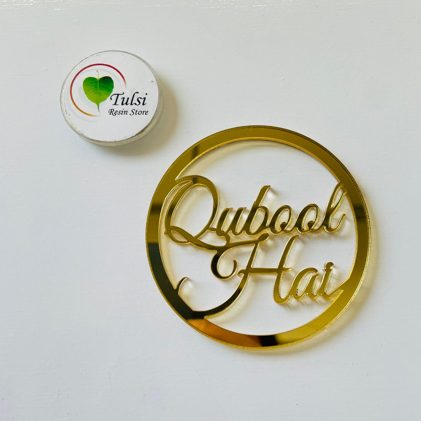 Acrylic Cutout - Qubool Hai Round