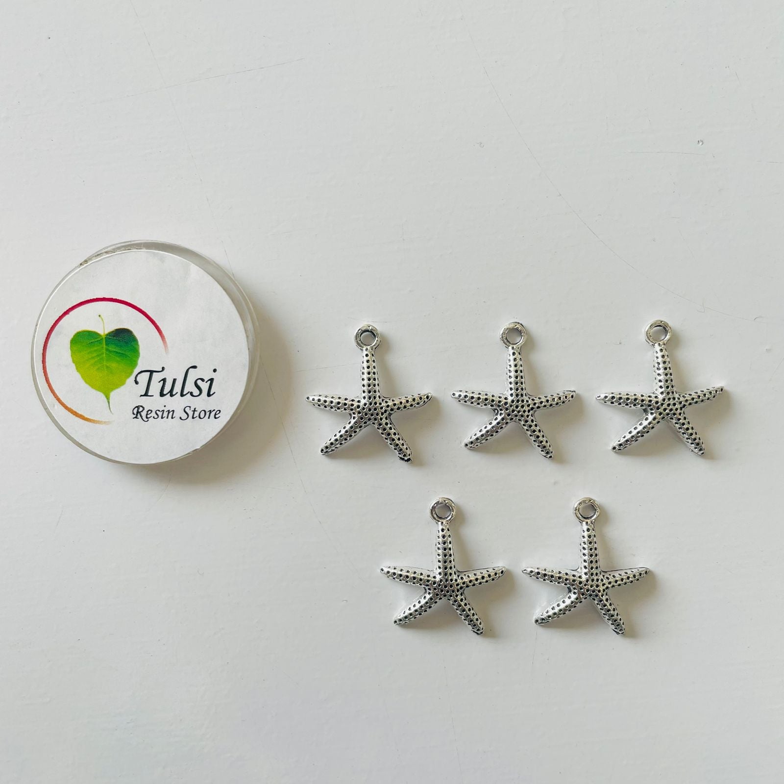 Silver Charm - Starfish (A) (5pc)