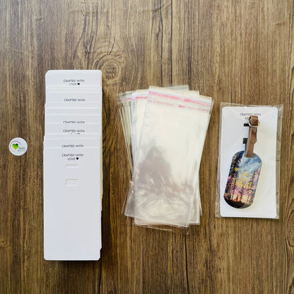 Bookmark + Luggage Tag Packing Card Combo