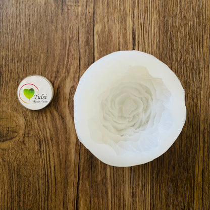 Peony Flower Candle Mould (A) - 9 cm