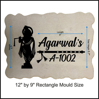 Customize Nameplate Base + Acrylic Name (Design C)