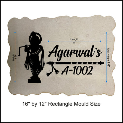 Customize Nameplate Base + Acrylic Name (Design C)