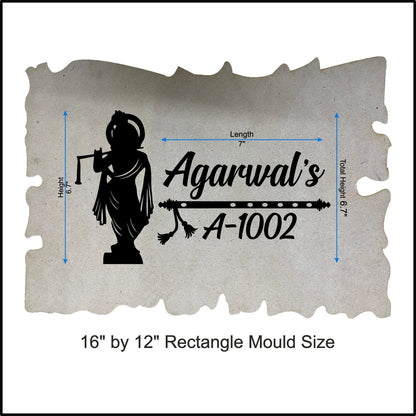 Customize Nameplate Base + Acrylic Name (Design C)