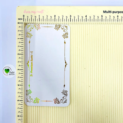 Rakhi Card With Transparent Bags (M)