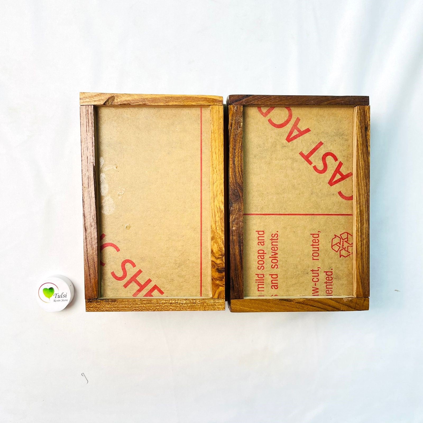 Teakwood Floating Frame (C) - Almirah