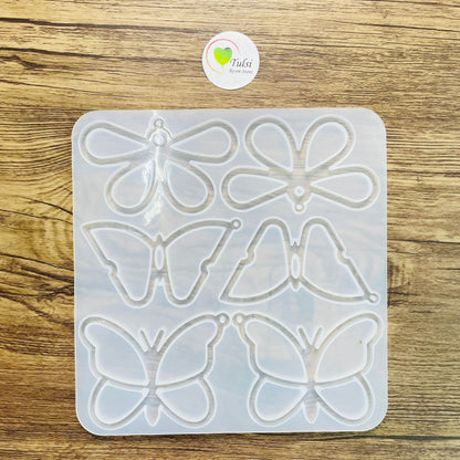 6 Cavity Butterfly Mould (F)