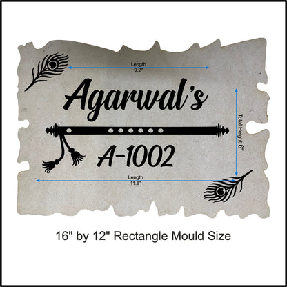 Customize Nameplate Base + Acrylic Name (Design G)