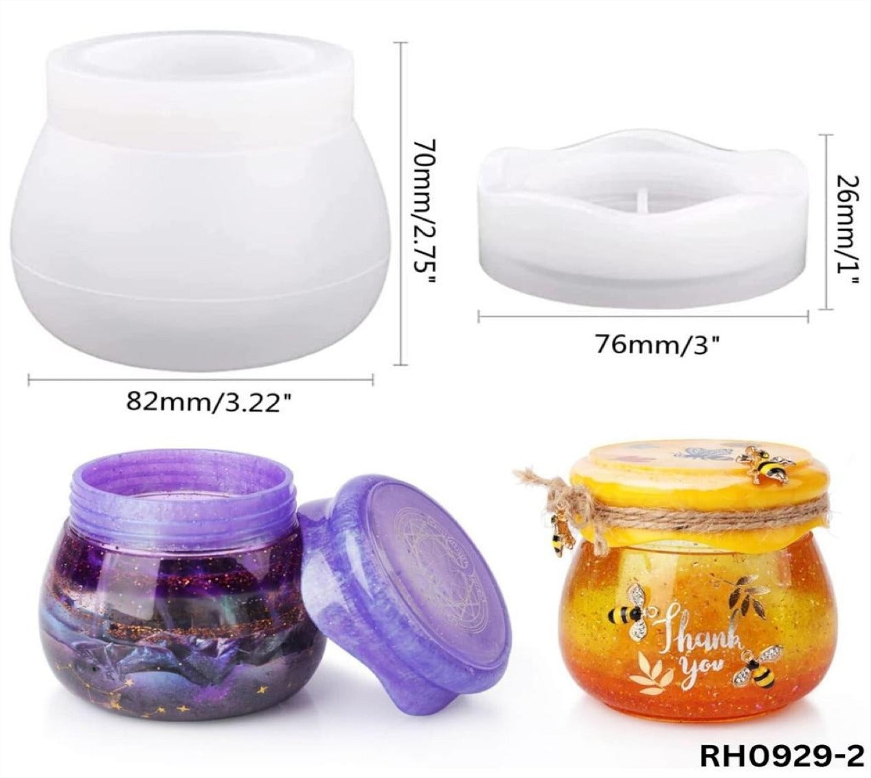 Storage Box Mould (A) - Honeybee