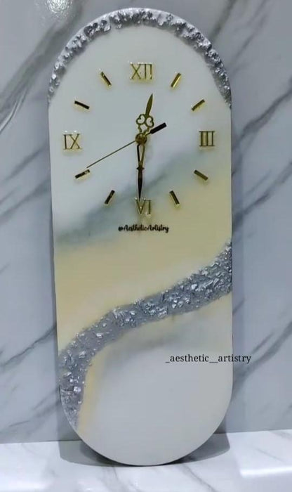 Long Oval MDF Clock Set (D)