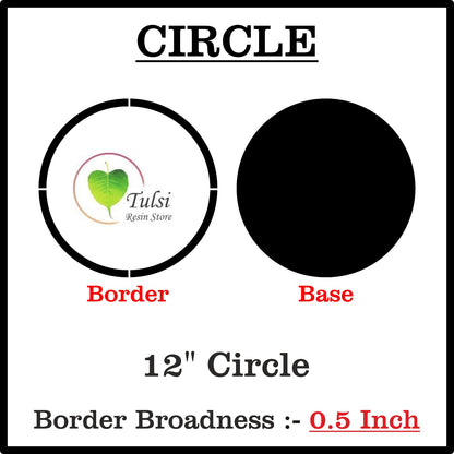 Custom MDF Base With Gold Acrylic Border (F)