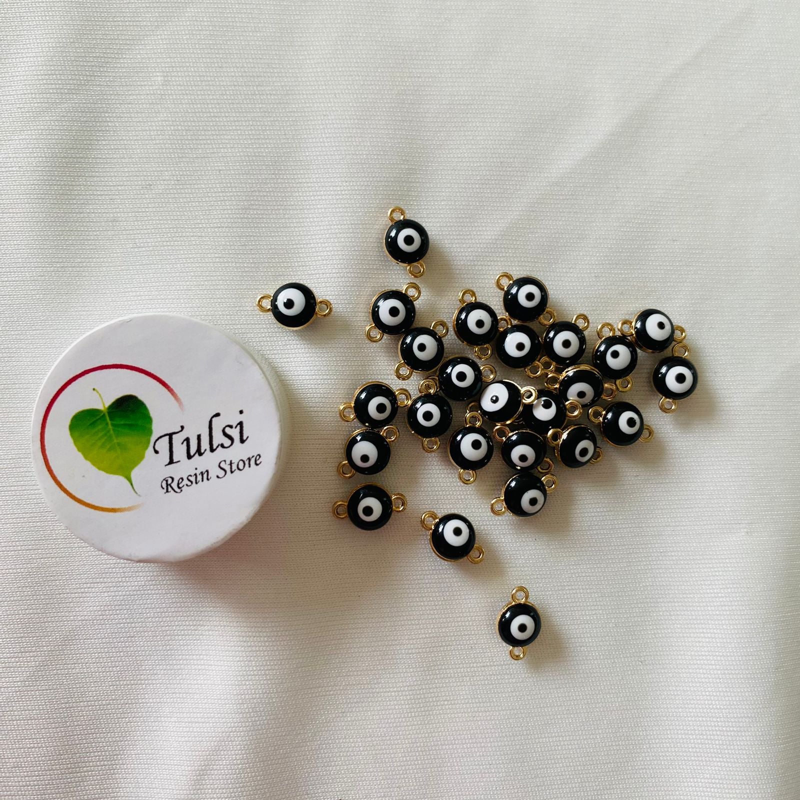 Evil Eye Charm With Two Hooks - B