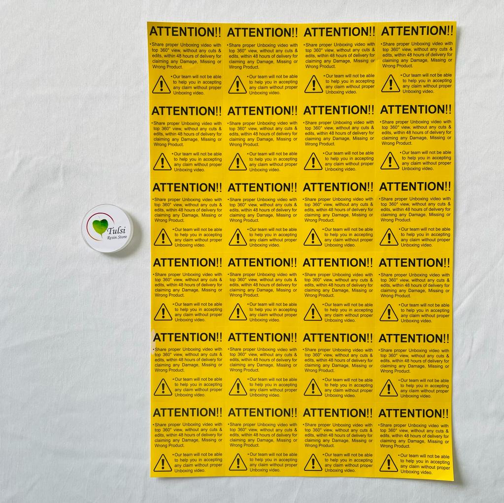 Unboxing Video Sticker - B